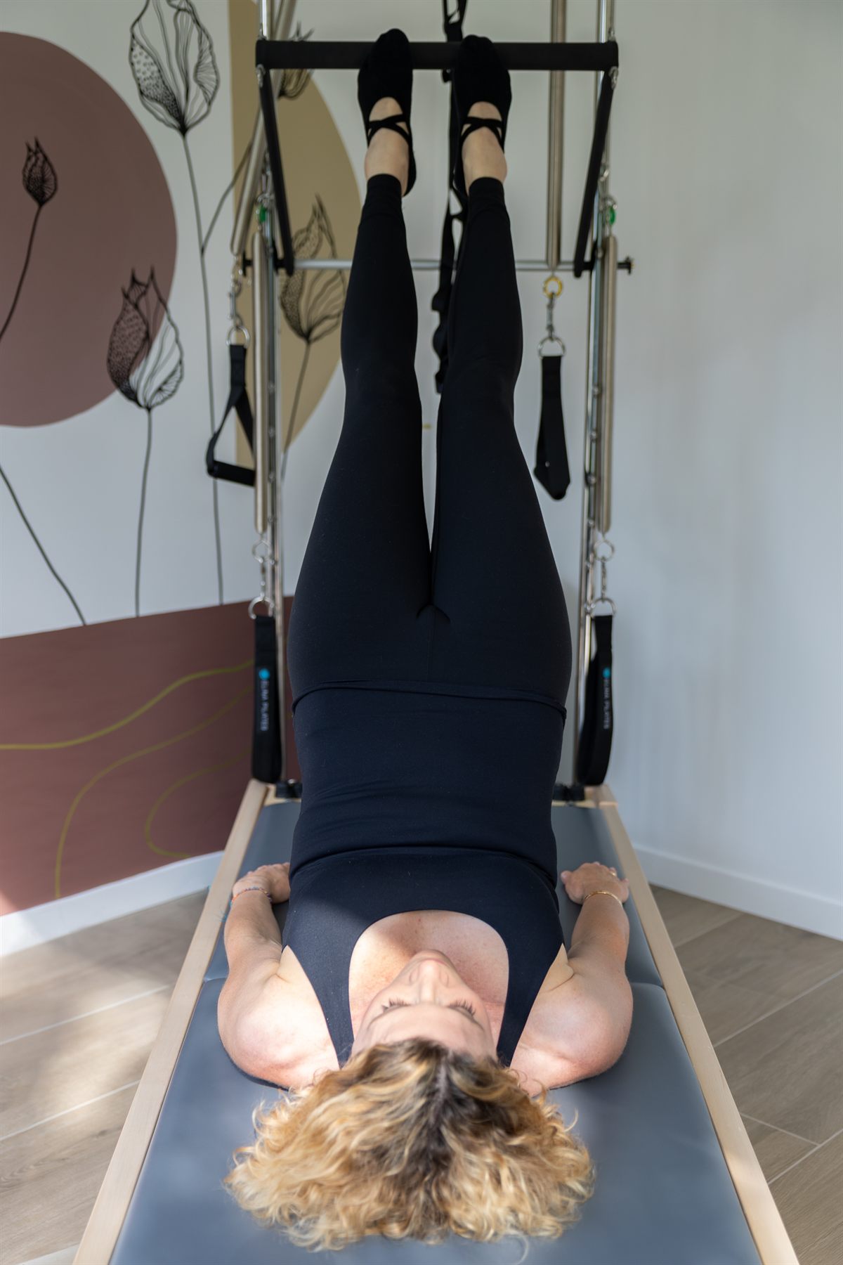 Travail sur la Tower au Studio 55 Pilates